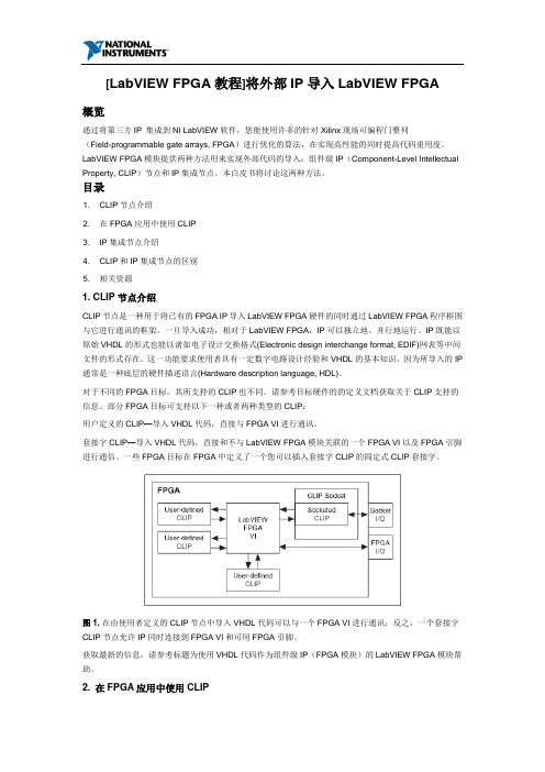 LabVIEW FPGA教程