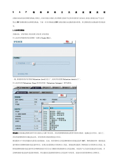 SAP移动类型与科目关联相关配置