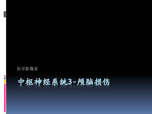 中枢神经系统3-颅脑损伤及脑梗塞PPT