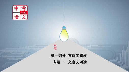 (新版)安徽中考语文总复习优秀PPT文言文阅读2.《陋室铭》(共17页PPT)