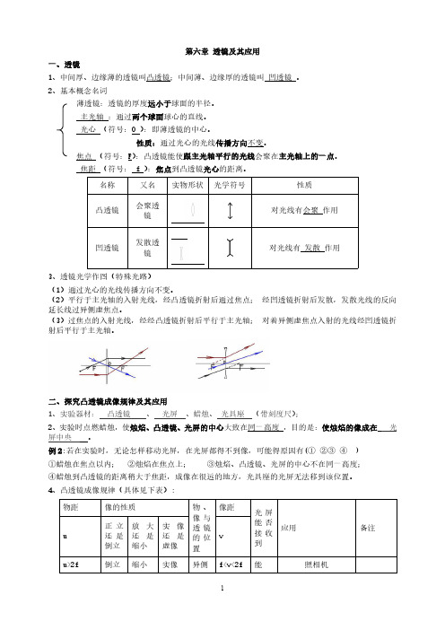 北师版八年级物理下册知识点