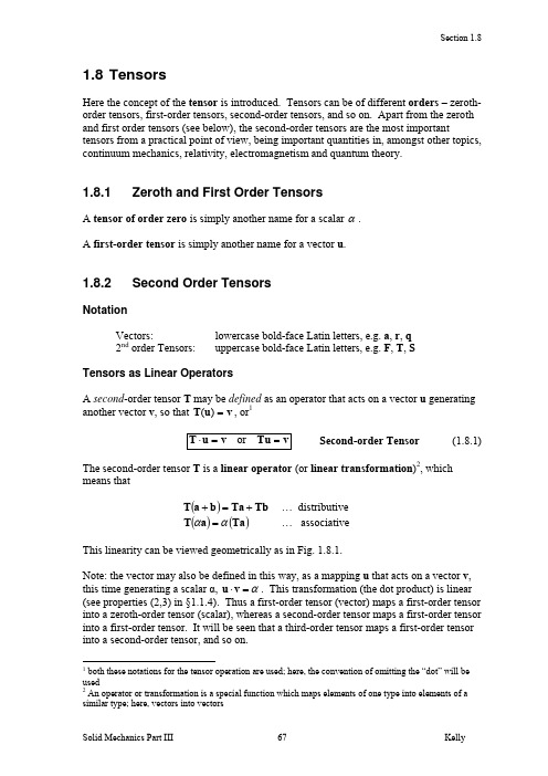 VectorsTensors08Tensors08矢量张量张量