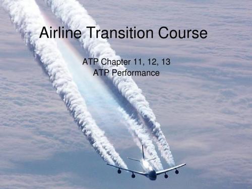 ☆航空飞机起飞性能英文培训课件