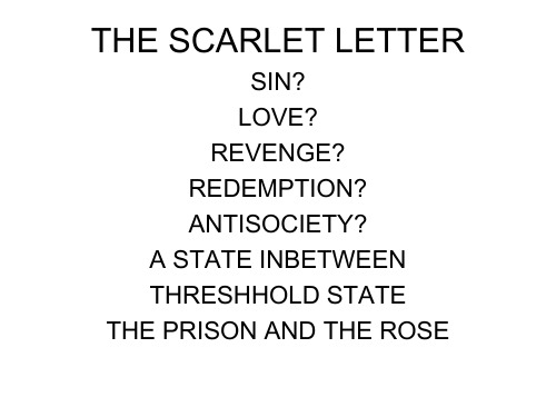 美国文学Scarlet_Letter_红字