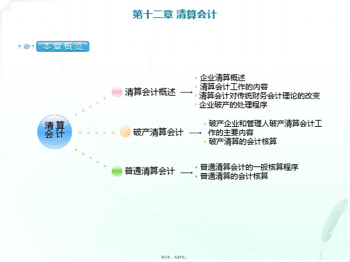 12自考-高级财务会计第十二章-清算会计