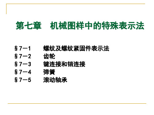 螺纹及其紧固件公开教学课件讲解