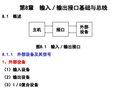 微机原理课件第八章