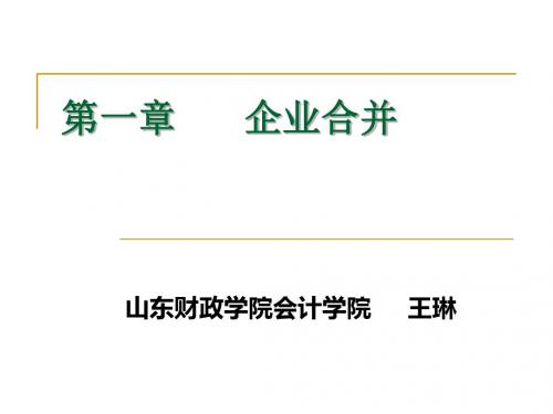 第一章企业合并-PPT文档资料