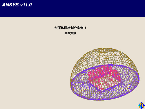 半球方体ICEM网格划分