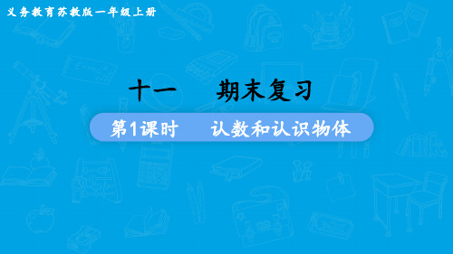 2023-2024学年苏教版数学一年级上册 第十一单元  期末复习