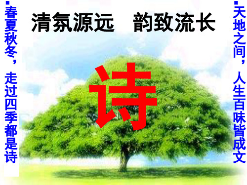 古代诗歌鉴赏篇章结构(课堂PPT)