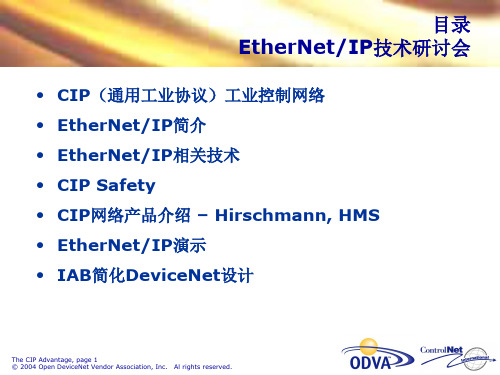 罗克韦尔CIP Networks