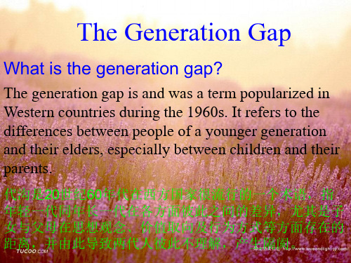 generation gap