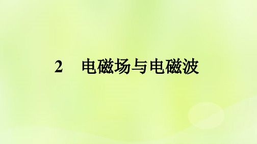 广西专版新教材高中物理第4章电磁振荡与电磁波2电磁场与电磁波课件新人教版选择性必修第二册