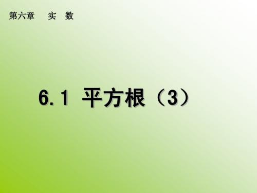 6.1 平方根 (3)