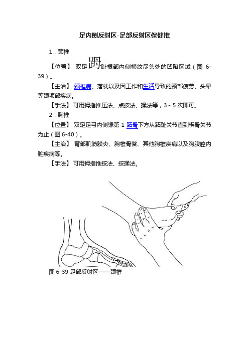 足内侧反射区-足部反射区保健推