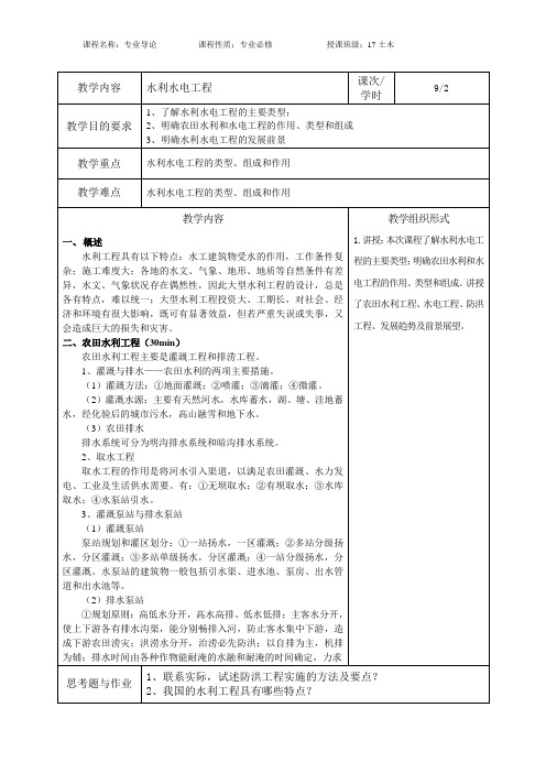 土木工程专业导论教案-9