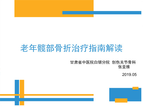 老年髋部骨折治疗指南解读