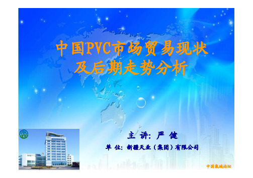 中国PVC市场贸易现状及后期走势分析(PDF 44页)
