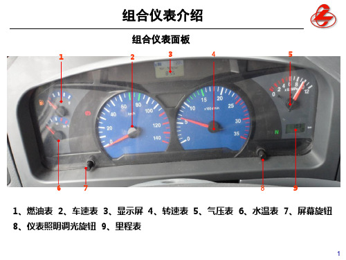 东风柳汽组合仪表指示灯介绍（400）