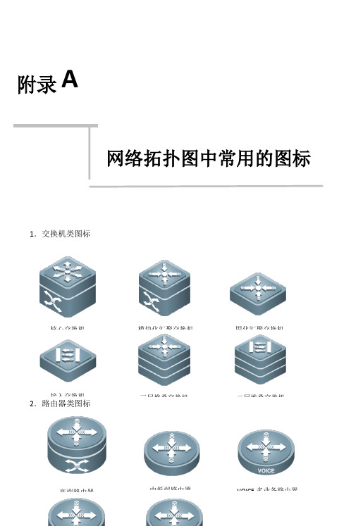 网络拓扑图中常用的图标