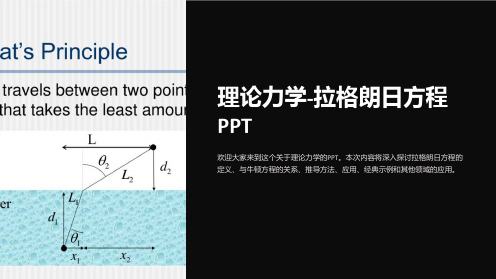 理论力学-拉格朗日方程PPT