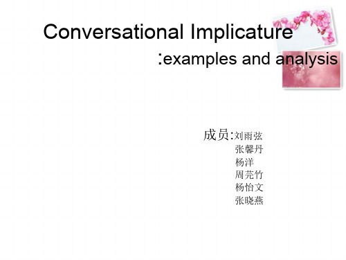 Conversational-Implicature