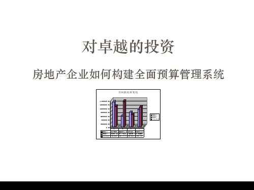 房地产企业如何构建全面预算管理系统讲义(房地产成本管理)115页