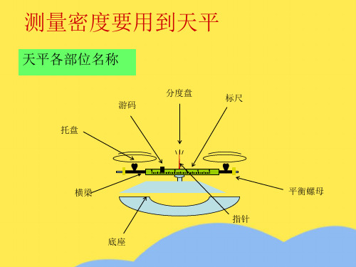 测量密度要用到天平优选PPT文档