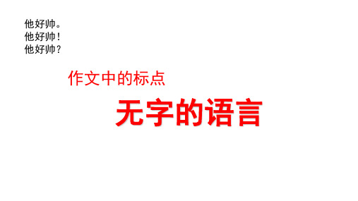 2022年中考语文复习备考专项：标点符号的书写及使用课件(共42张PPT)