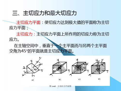 主切应力和最大切应力--材料成型原理