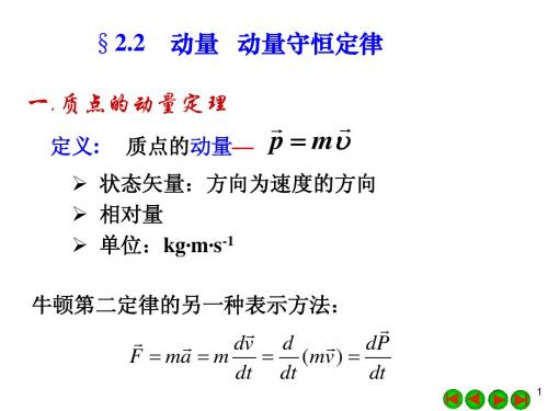 动量、动量守恒