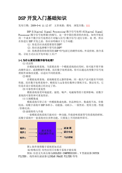 DSP开发入门基础知识