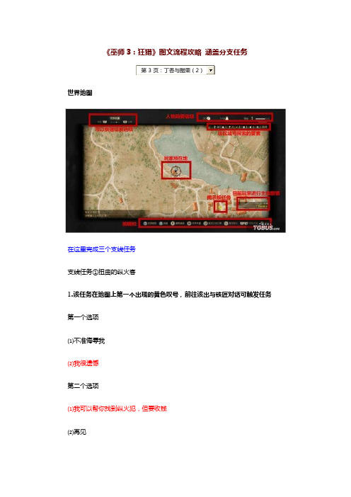 巫师3：狂猎》图文流程攻略 涵盖分支任务