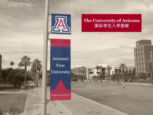 The University of Arizona国际学生入学指南-