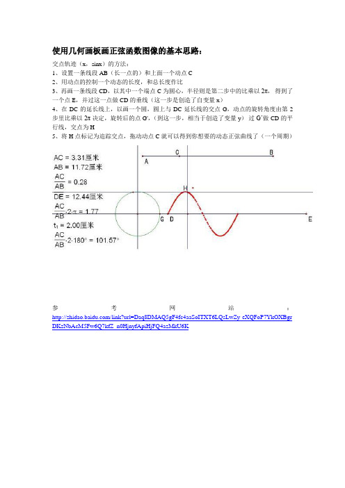 几何画板画图步骤的介绍