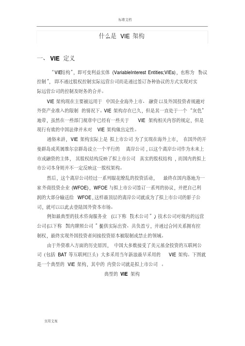 什么是VIE架构