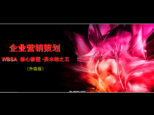 企业营销管理策划的原则(ppt 80页)