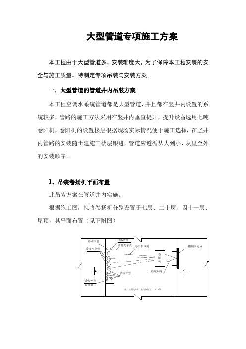 大型管道安装方案