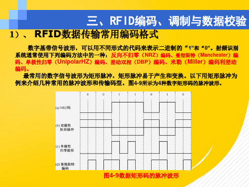 RFID系统的构成及工作原理3(详细分析：编码)共6张PPT