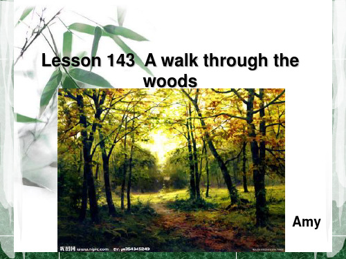 新概念英语第一册Lesson143PPT