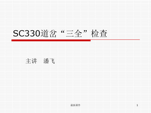 330道岔检查PPT课件