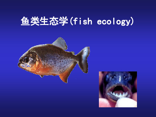 鱼类生态学(fishecology)