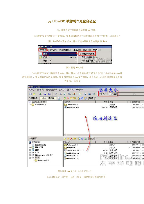 用UltraISO教你制作光盘启动盘