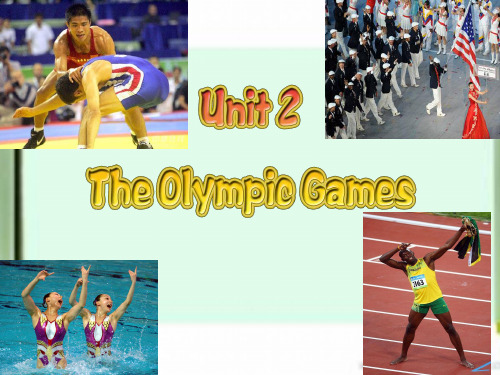 人教版高中英语 必修二 Unit2  《The Olympic Games  ---Warming 