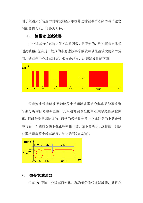 滤波器分类