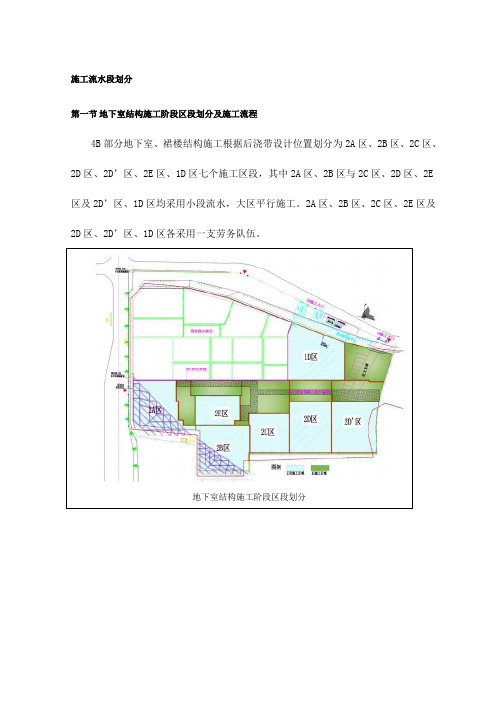 施工流水段划分