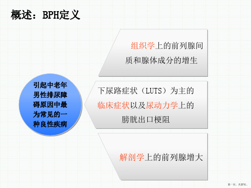 良性前列腺增生诊疗指南