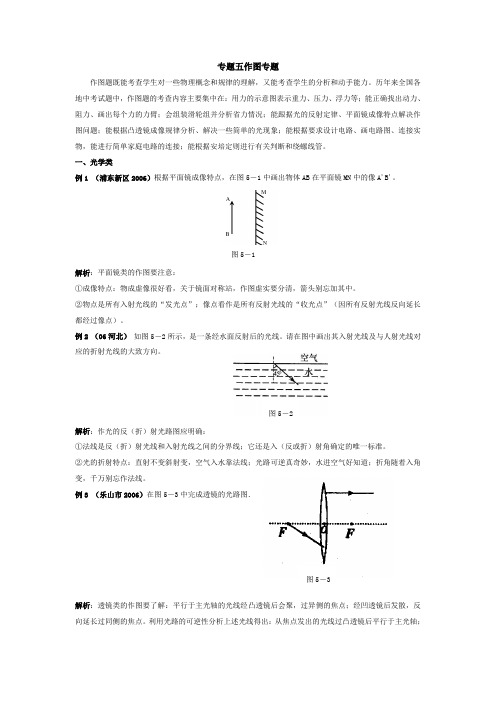 专题五  作图专题