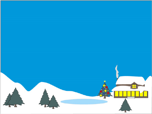 《雪地里的小画家》上课用